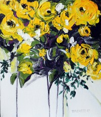 Mazhar Qureshi, 12 X 14 Inch, Oil on Canvas, Floral Painting, AC-MQ-068
